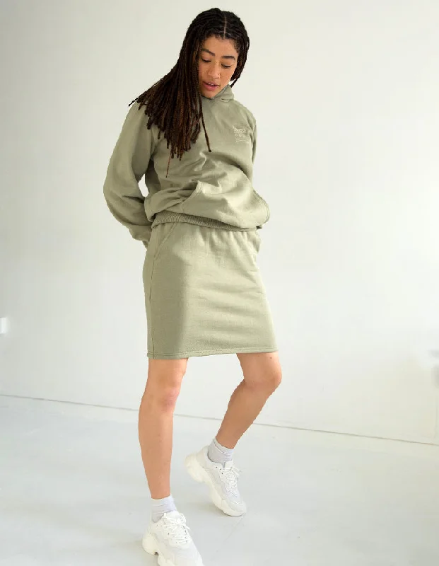 DRAWSTRING SWEAT SKIRT corduroy skirt durable