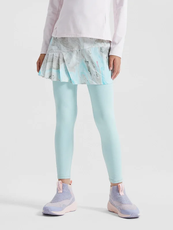 HEAVENLY 2-in-1 Skittles Skirt Leggings linen skirt light