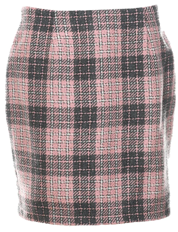 Jessica Scott Plaid Pencil Skirt - S summer skirt style