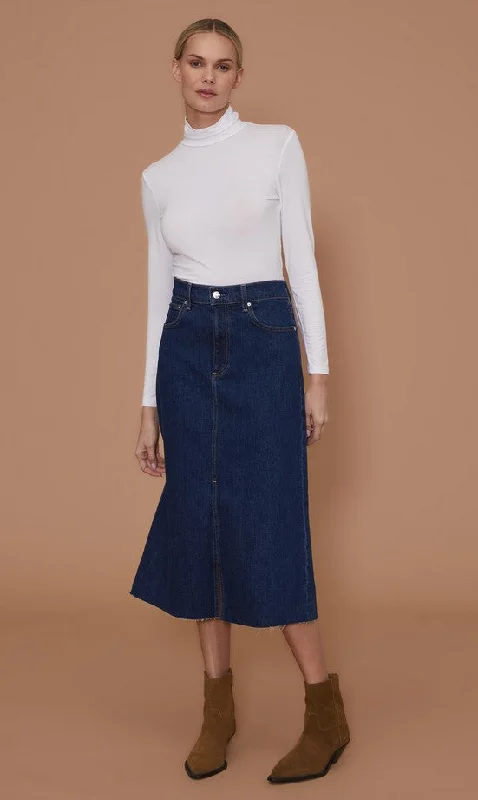 Le Jean Daisy Skirt - Ink wool skirt warm
