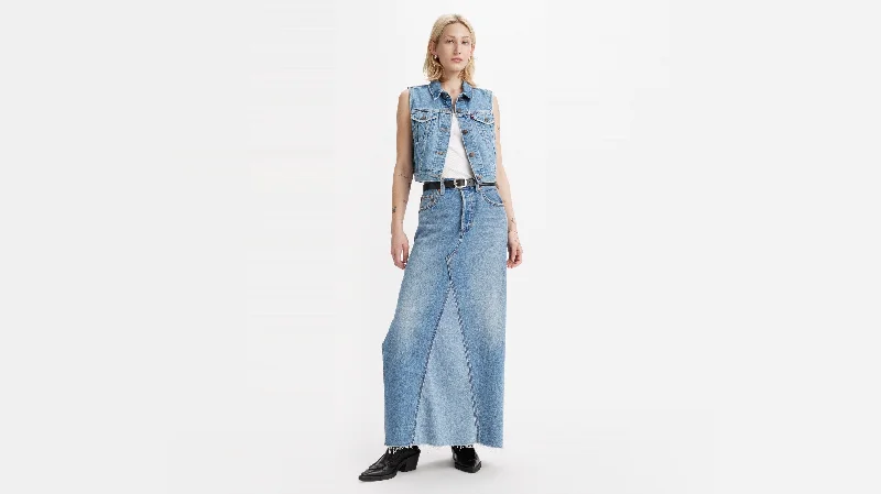 Levi's® Women's Icon Long Skirt leather skirt durable