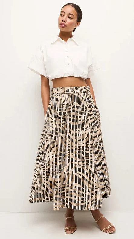 Marie Oliver Sasha Skirt - Sahara leather skirt sleek
