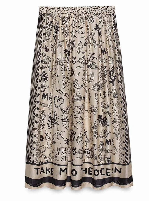Me369 Elizabeth Skirt - Mermaid relaxed fit skirt