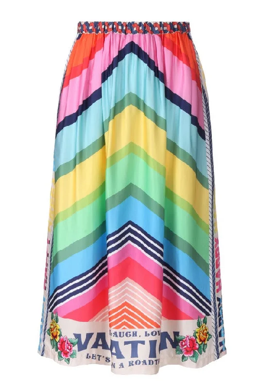 Me369 Alexa Skirt - Vacation high waist skirt