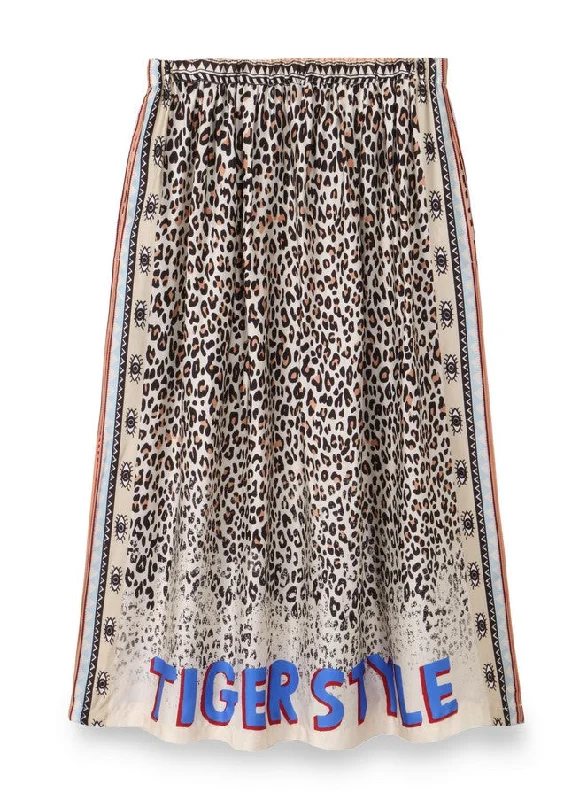 Me369 Hailey Skirt - Sand a-line skirt cut