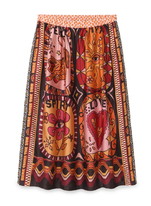 Me369 Vanessa Skirt - Sunset lightweight skirt design