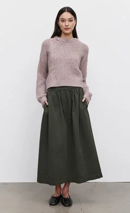 Velvet Sophia Skirt - Ivy slim fit skirt