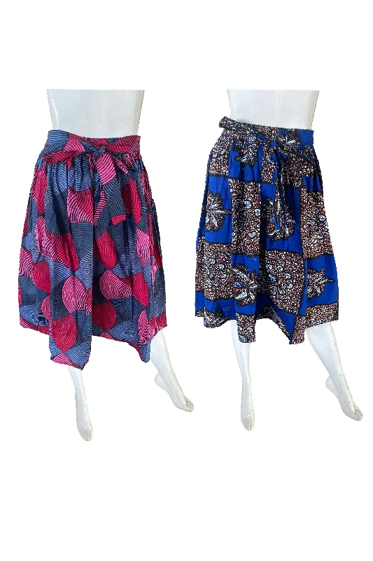 Ankara Short Skirts (Pack of 2 Pieces) lightweight skirt design