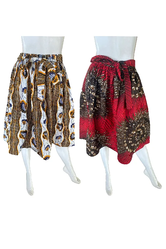 Ankara Short Skirts (Pack of 2 Pieces) cashmere skirt fine