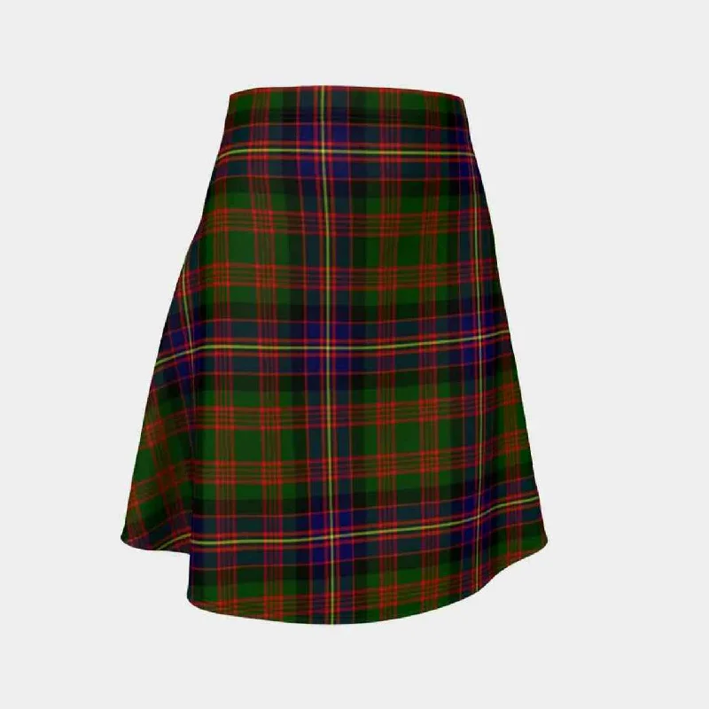 Cochrane Modern Tartan Flared Skirt denim skirt casual