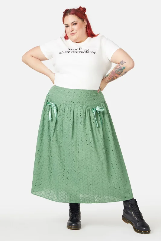 Curve Garden Path Skirt high waist skirt