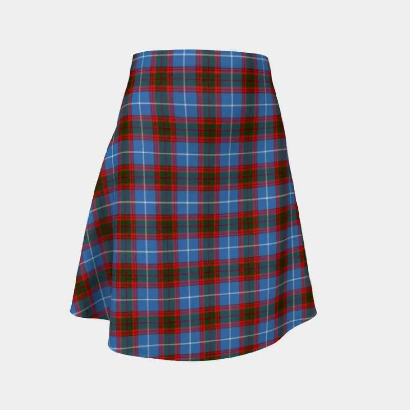 Edinburgh District Tartan Flared Skirt summer skirt style