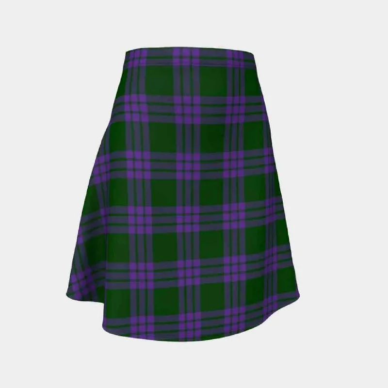 Elphinstone Tartan Flared Skirt breathable skirt fabric