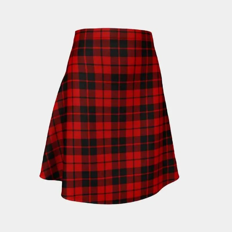 Ettrick District Tartan Flared Skirt chiffon skirt lightweight