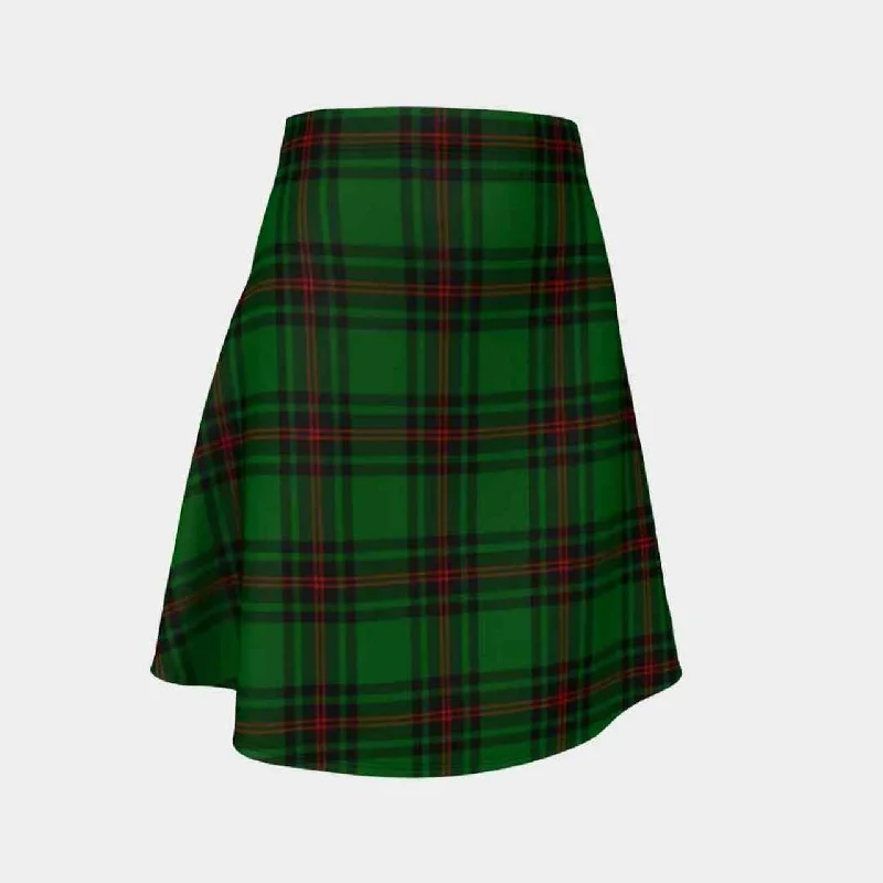 Fife District Tartan Flared Skirt chiffon skirt flowing