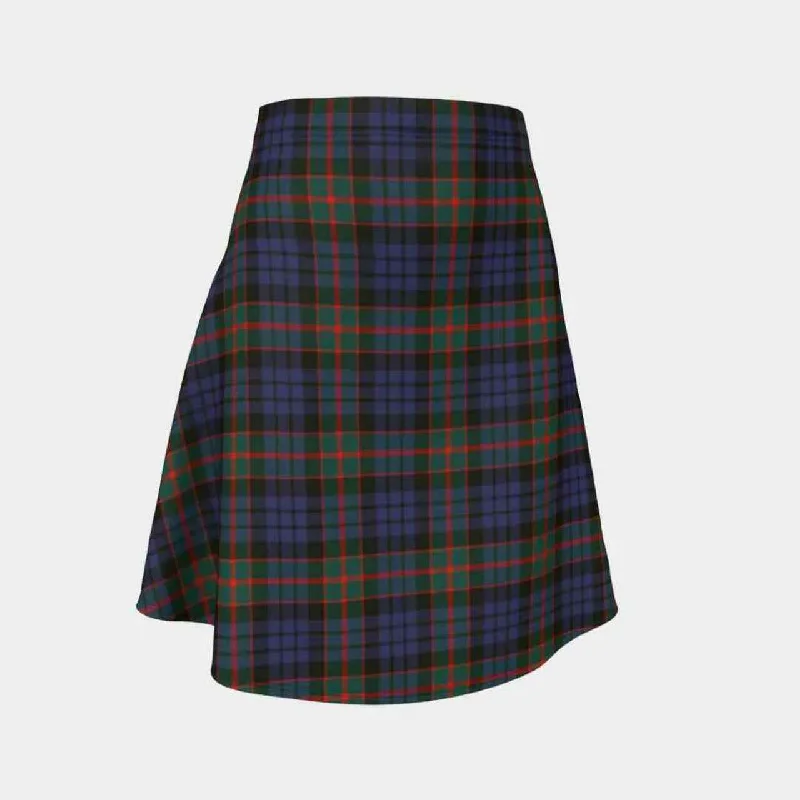 Fletcher of Dunans Tartan Flared Skirt breathable skirt fabric