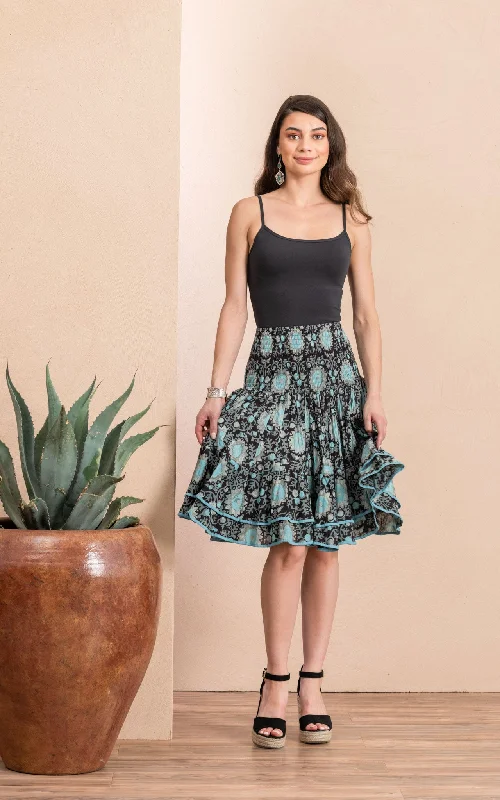 Macarena Skirt, Mini, Sleeping Beauty modal blend skirt