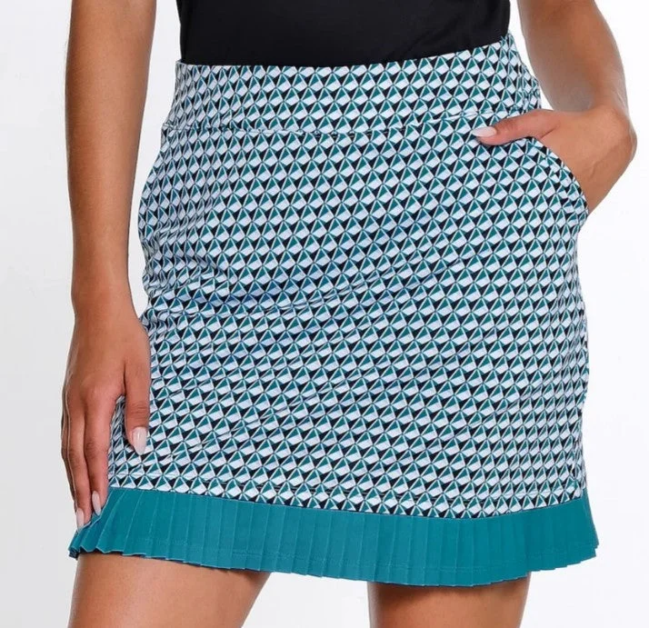 SPORT HALEY CALIZA LANE Reed Skirt 17" pleated skirt texture